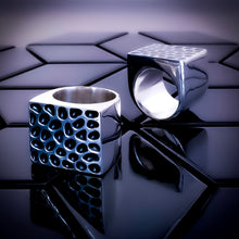Load image into Gallery viewer, Teuila Fatupaito silver Ring black pair