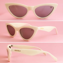 Load image into Gallery viewer, Cream Lady Lady sunglasses by Teuila Fatupaito