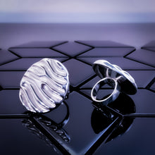 Load image into Gallery viewer, Pair of Sand Dune Rings by Teuila Fatupaito