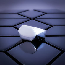 Load image into Gallery viewer, Teuila Fatupaito Geo Hex 95 Silver ring handmade in New Zealand