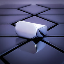 Load image into Gallery viewer, Teuila Fatupaito Geo Rec Ring featuring geometric rectangular design in sterling silver with modern minimalist styling.