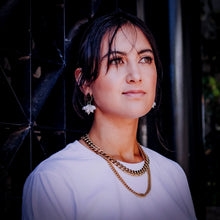 Load image into Gallery viewer, Model wearing Cuban link chain by Teuila Fatupaito

