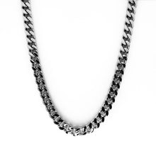 Load image into Gallery viewer, 14mm Silver Miami Flat Cuban Link Chain
