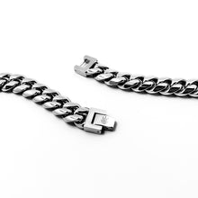 Load image into Gallery viewer, 12mm Silver Cuban Link Bracelet
