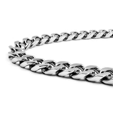 Load image into Gallery viewer, 14mm Silver Miami Flat Cuban Link Chain
